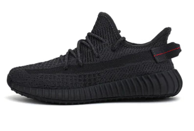 Yeezy 350 V2 Zapatillas Negras y Blancas con Estrella